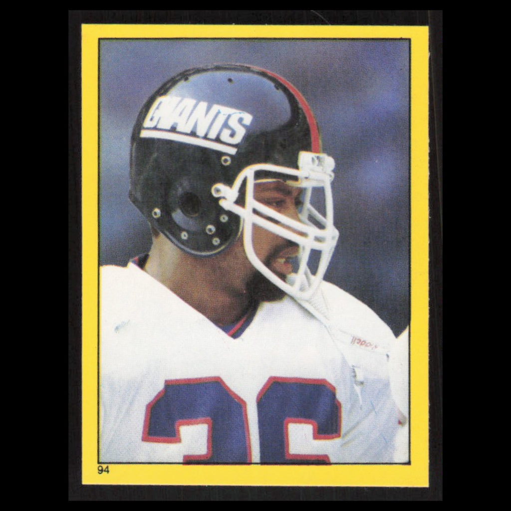 Mark Haynes #94 1982 Topps Stickers New York Giants Football Card NFL NM
