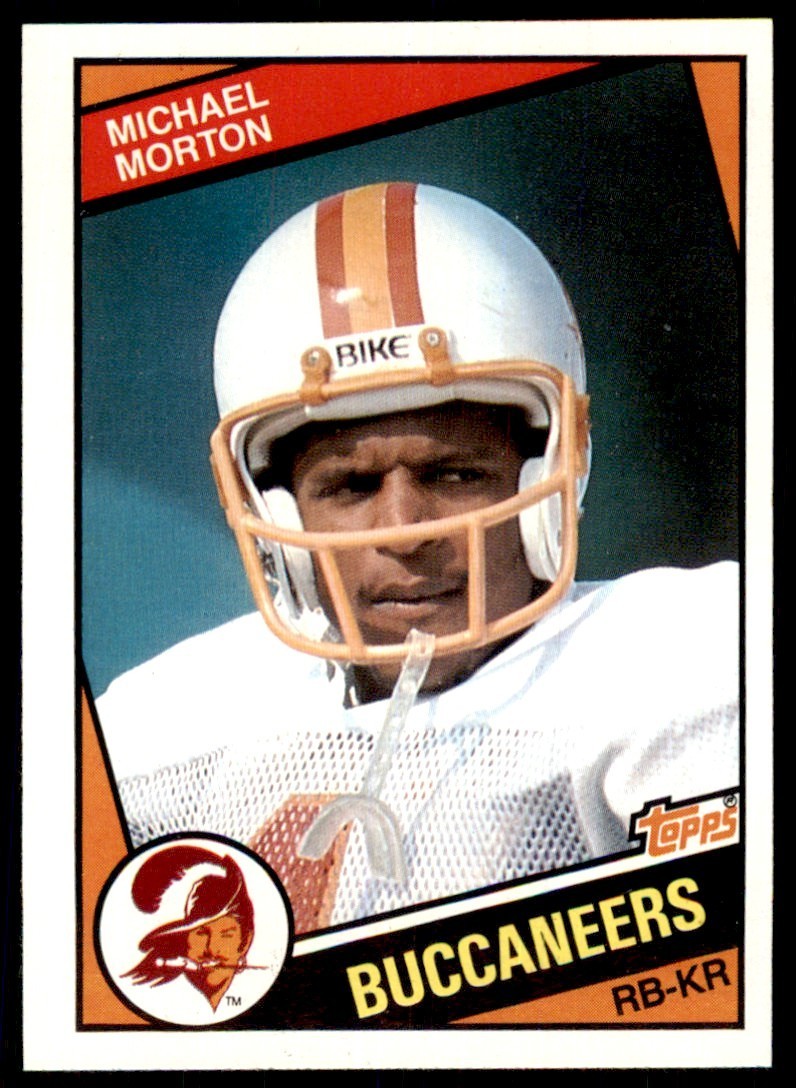 1984 TOPPS: MICHAEL MORTON. TAMPA BAY BUCCANEERS #368