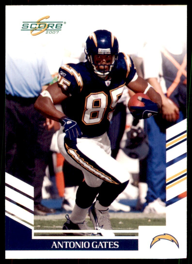 2007 SCORE ANTONIO GATES SAN DIEGO CHARGERS #283