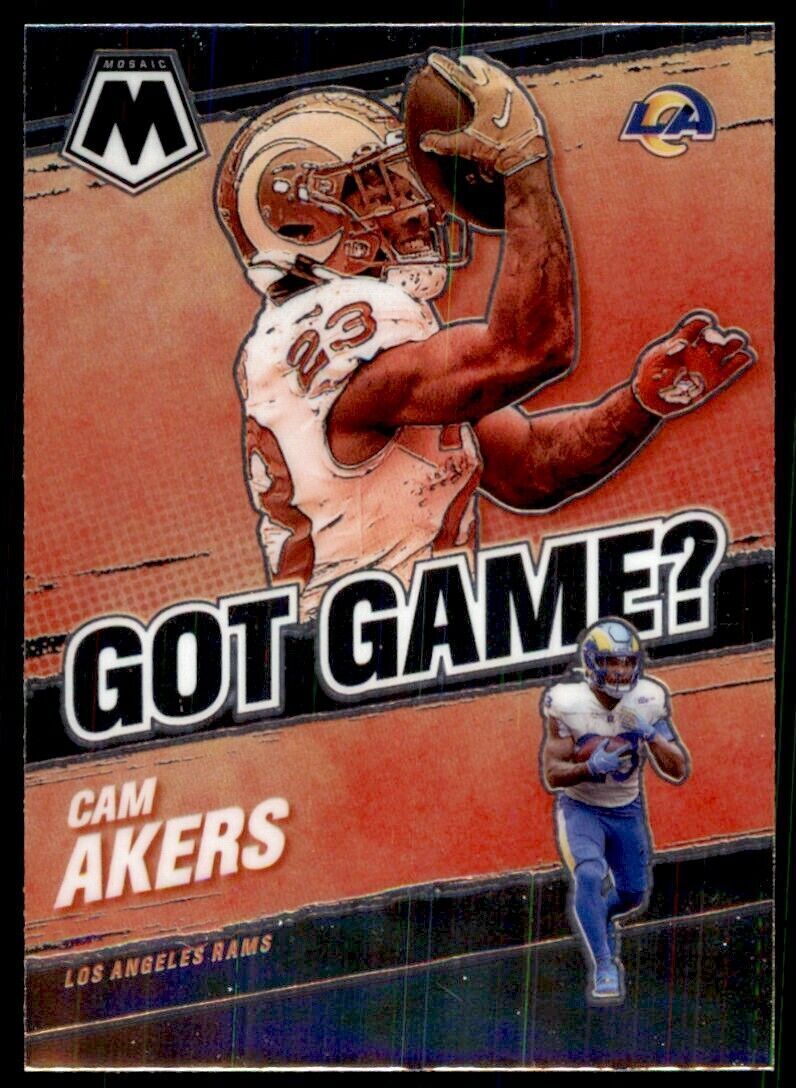 2021 PANINI MOSAIC CAM AKERS LOS ANGELES RAMS #GG-9