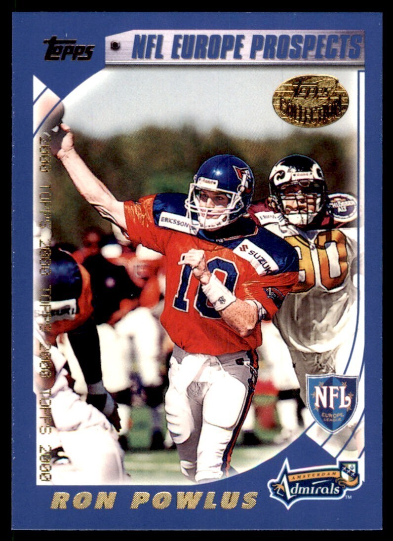 2000 TOPPS COLLECTION RON POWLUS AMSTERDAM ADMIRALS #348