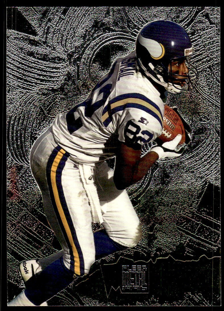 1996 Fleer Metal Football Card Qadry Ismail Minnesota Vikings #69