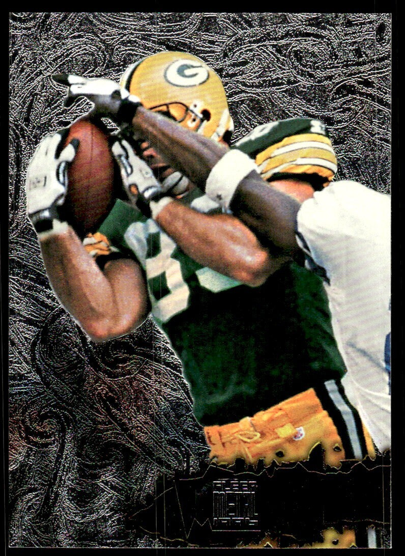 1996 Fleer Metal Football Card Mark Chmura Green Bay Packers #44