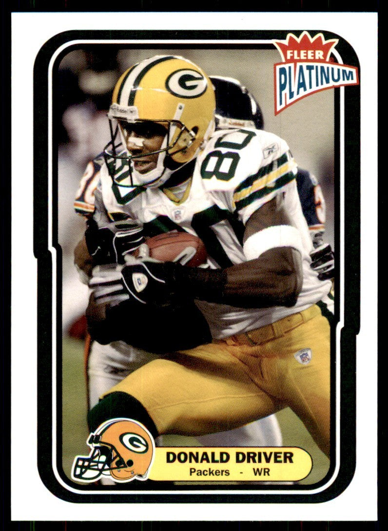 2004 Fleer Platinum Donald Driver Football Cards #12