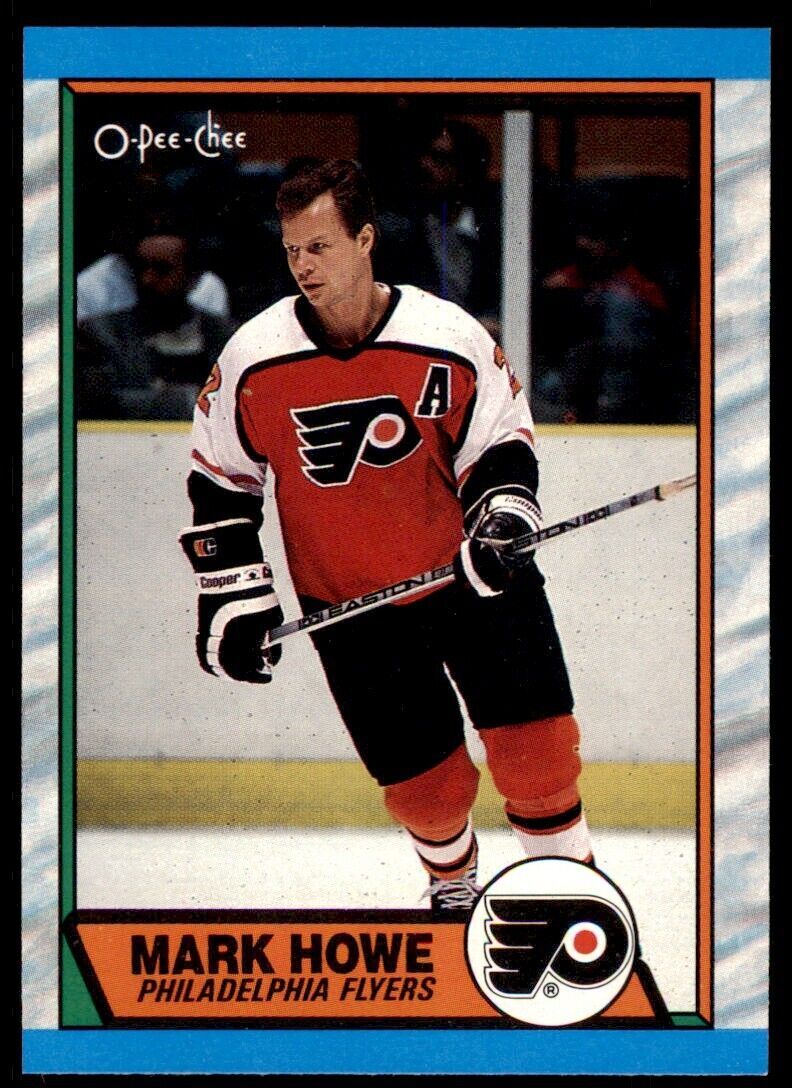 1989-90 O-Pee-Chee Mark Howe . Philadelphia Flyers #191