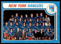 1979-80 TOPPS NEW YORK RANGERS TEAM . NEW YORK RANGERS #254