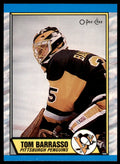 1989-90 O-Pee-Chee Tom Barrasso . Pittsburgh Penguins #36