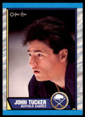 1989-90 O-Pee-Chee John Tucker . Buffalo Sabres #37