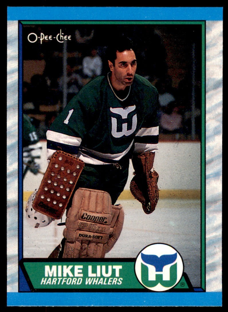 1989-90 O-Pee-Chee Mike Liut . Hartford Whalers #97