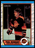 1989-90 O-Pee-Chee Paul Reinhart . Vancouver Canucks #148
