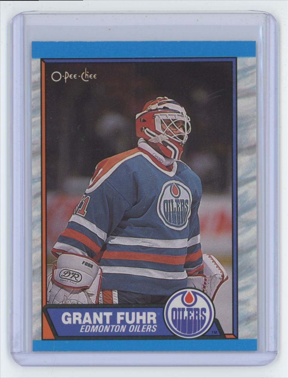 1989-90 O-Pee-Chee Grant Fuhr . Edmonton Oilers #192