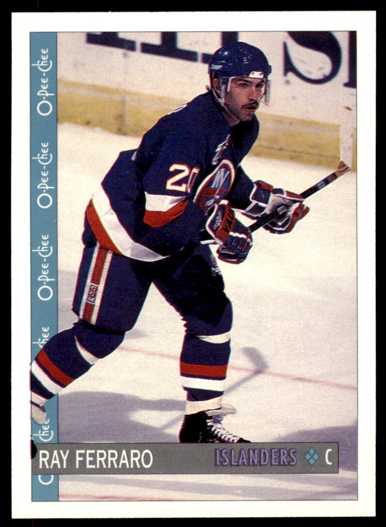 1992-93 O-Pee-Chee Ray Ferraro . New York Islanders #42