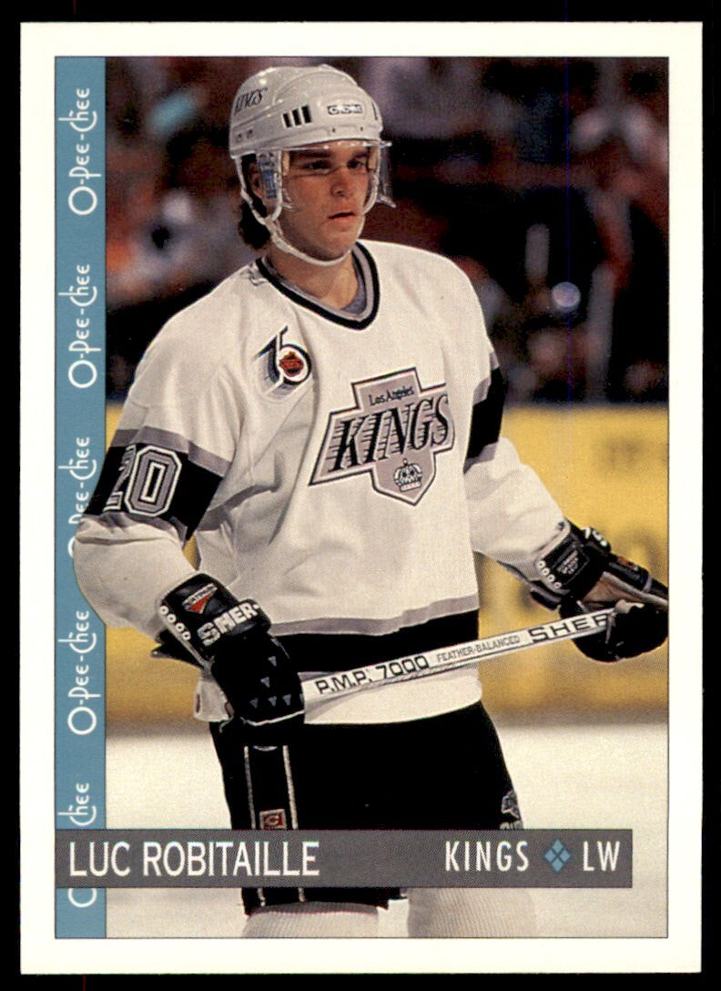 1992-93 O-Pee-Chee Luc Robitaille . Los Angeles Kings #6