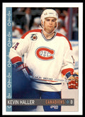 1992-93 O-Pee-Chee Kevin Haller . Montreal Canadiens #290