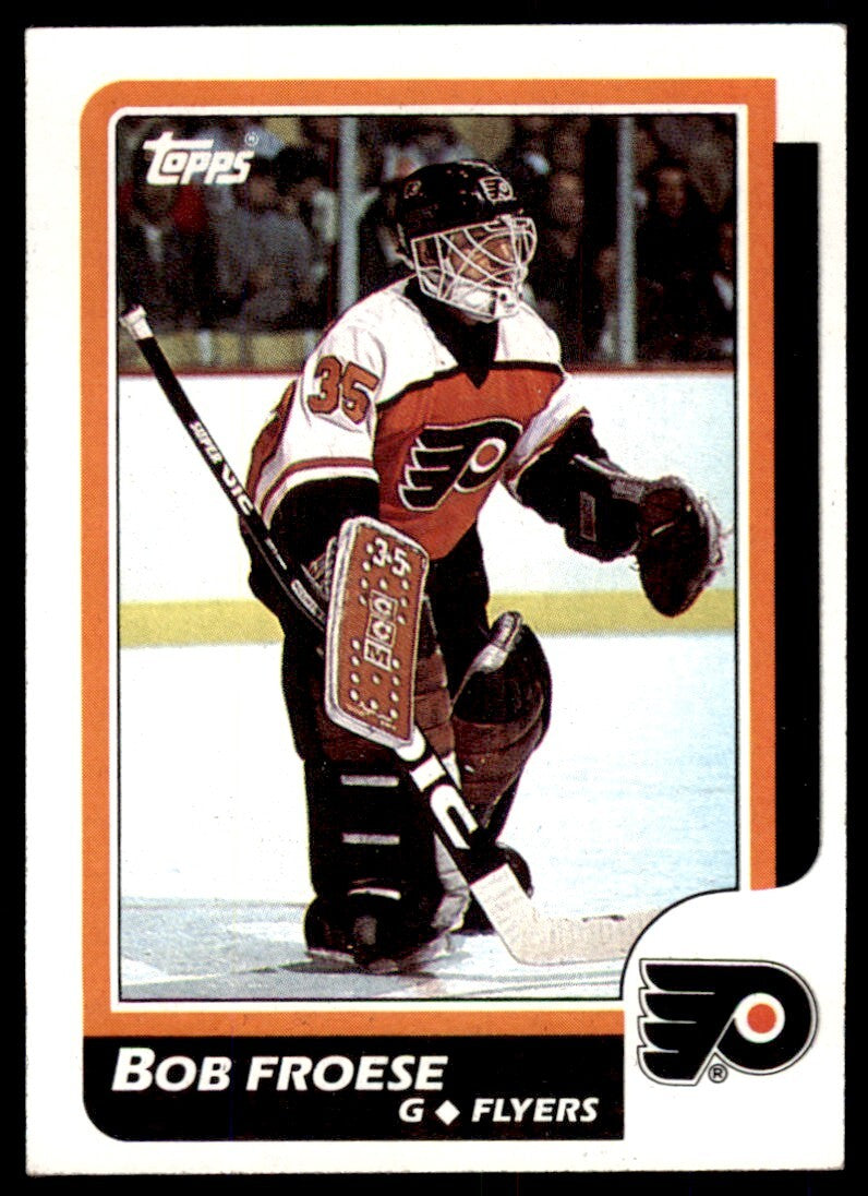 1986-87 TOPPS BOB FROESE . PHILADELPHIA FLYERS #55