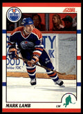 1990-91 Score Canadian Mark Lamb Rookie . Edmonton Oilers #308