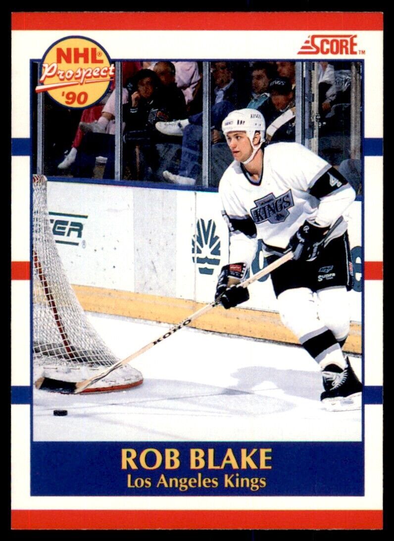 1990-91 Score Canadian Rob Blake Rookie . Los Angeles Kings #421