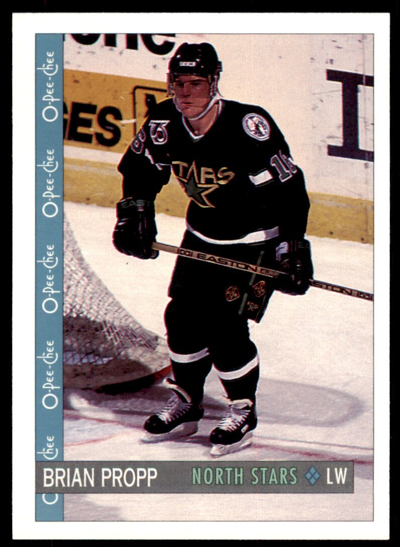 1992-93 O-Pee-Chee Brian Propp . Minnesota North Stars #350