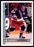 1992-93 O-Pee-Chee John Ogrodnick . New York Rangers #351