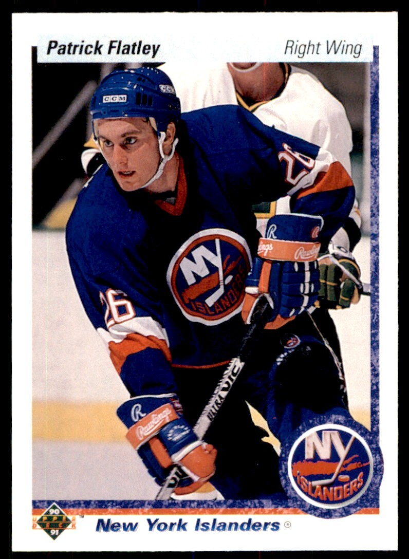 1990-91 Upper Deck Patrick Flatley . New York Islanders #118