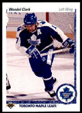 1990-91 Upper Deck Wendel Clark . Toronto Maple Leafs #3