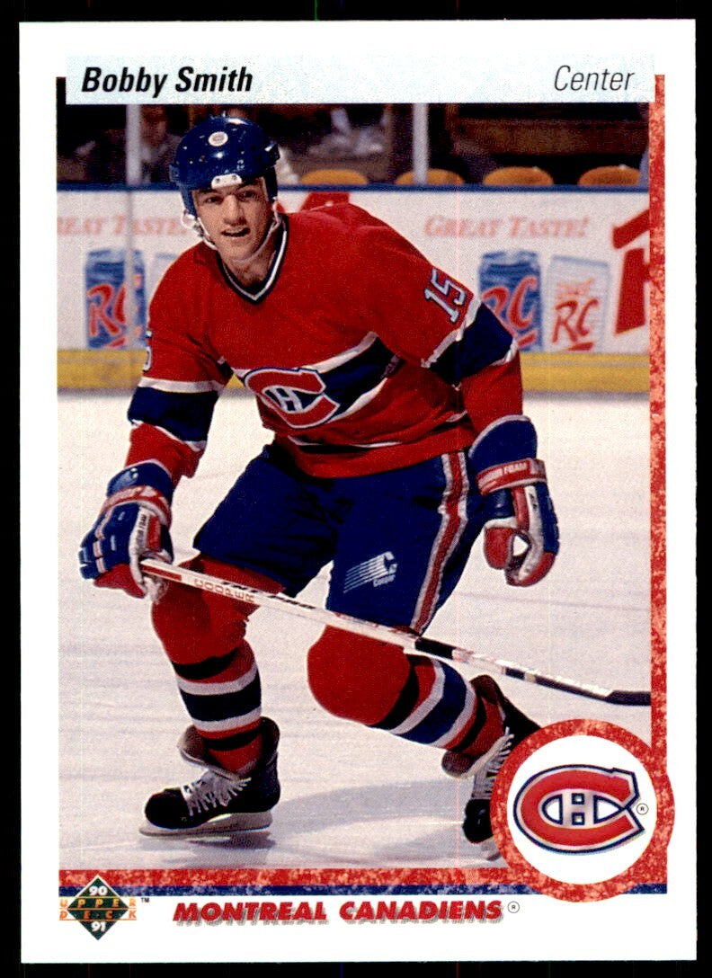 1990-91 Upper Deck Bobby Smith . Montreal Canadiens #72