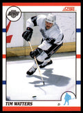 1990-91 Score Canadian Tim Watters . Los Angeles Kings #204