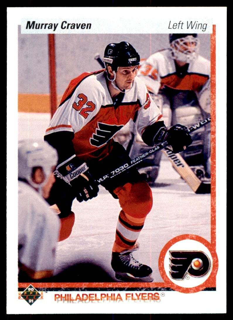 1990-91 Upper Deck Murray Craven . Philadelphia Flyers #6
