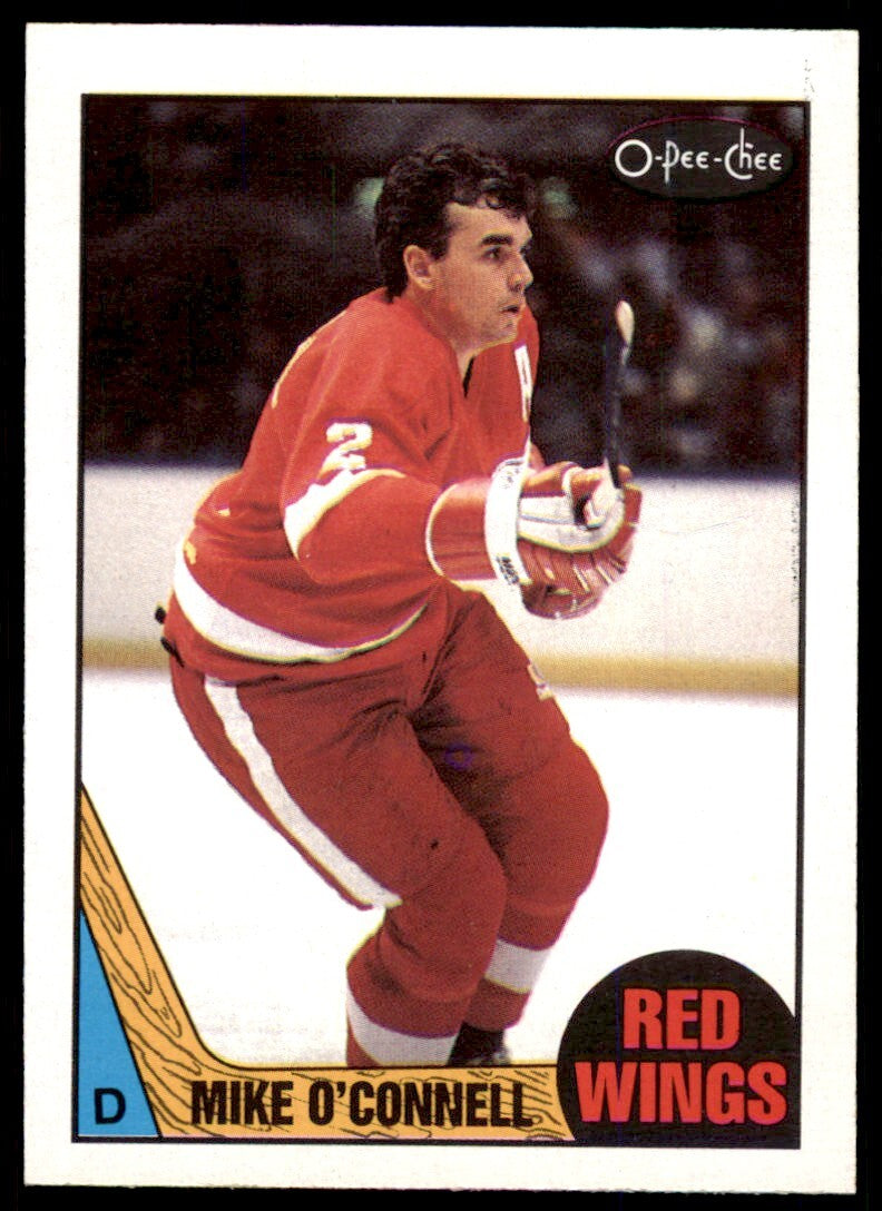 1987-88 O-PEE-CHEE MIKE O'CONNELL . DETROIT RED WINGS #141