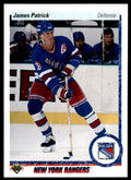 1990-91 Upper Deck James Patrick . New York Rangers #185