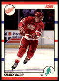 1990-91 Score Canadian Shawn Burr . Detroit Red Wings #49