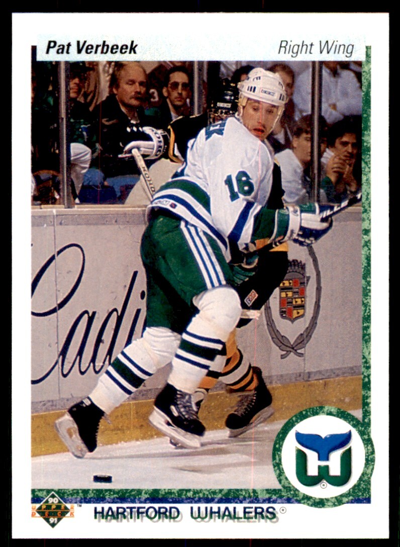 1990-91 Upper Deck Pat Verbeek . Hartford Whalers #172