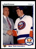 1990-91 Upper Deck Scott Scissons Rookie . New York Islanders #357