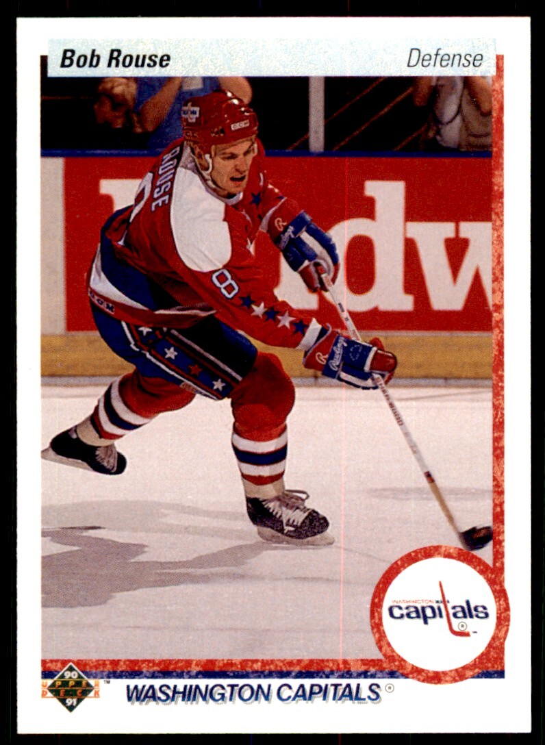 1990-91 Upper Deck Bob Rouse . Washington Capitals #389