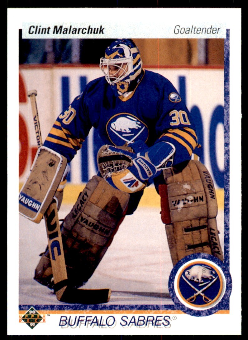 1990-91 Upper Deck Clint Malarchuk . Buffalo Sabres #399