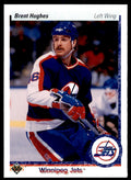 1990-91 Upper Deck Brent Hughes Rookie . Winnipeg Jets #333