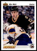 1991-92 Upper Deck French Wes Walz . Boston Bruins #123
