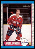 1989-90 O-PEE-CHEE SCOTT STEVENS . WASHINGTON CAPITALS #93