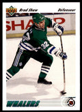 1991-92 Upper Deck French Brad Shaw . Hartford Whalers #297