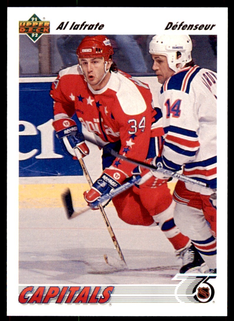 1991-92 Upper Deck French Al Iafrate . Washington Capitals #318
