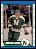 1989-90 O-PEE-CHEE FRANK MUSIL ROOKIE . MINNESOTA NORTH STARS #217