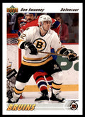 1991-92 Upper Deck French Don Sweeney . Boston Bruins #338