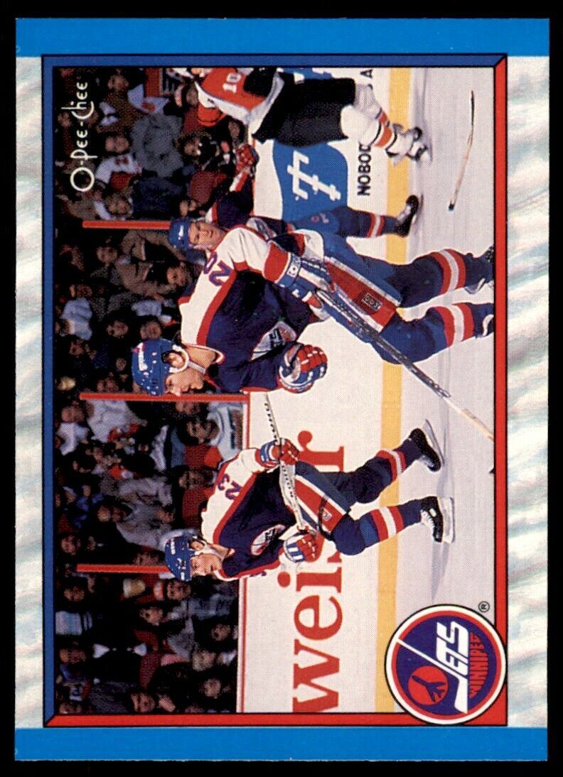 1989-90 O-Pee-Chee Winnipeg Jets . Winnipeg Jets #318