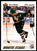 1991-92 Upper Deck French Basil McRae . Minnesota North Stars #388