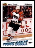 1991-92 Upper Deck French Corey Foster . Philadelphia Flyers #591