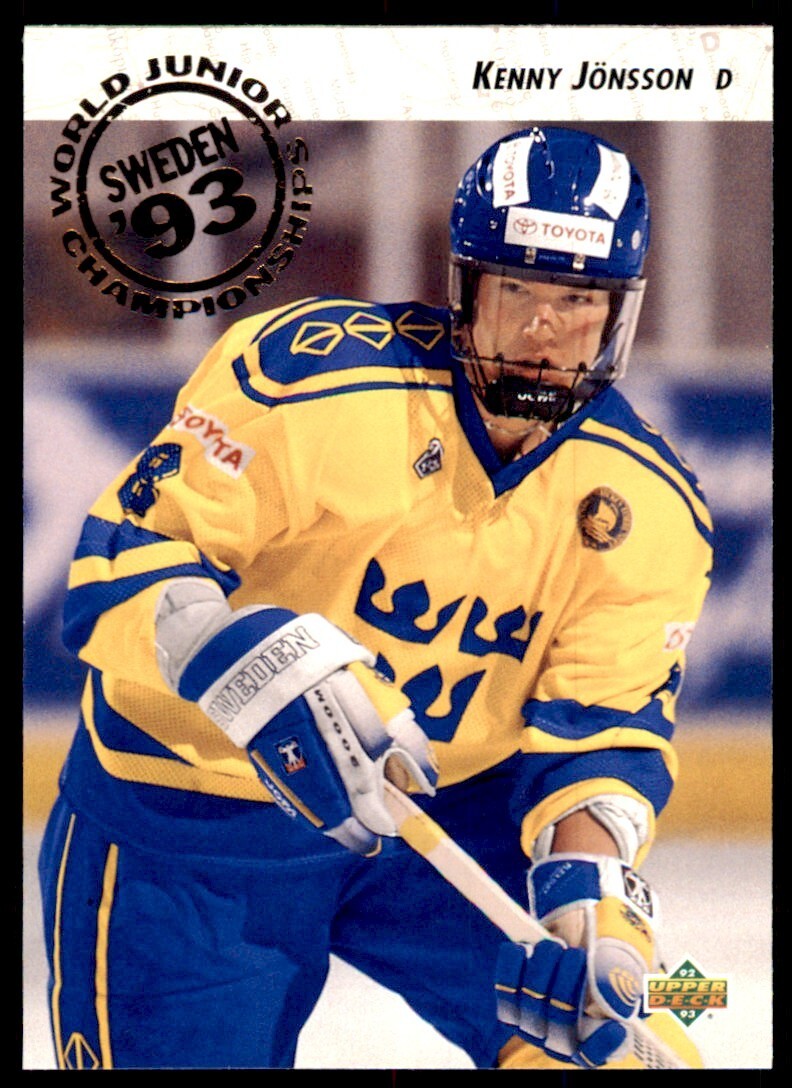 1992-93 UPPER DECK KENNY JONSSON SWEDEN #596