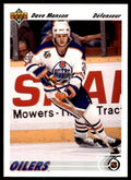 1991-92 Upper Deck French Dave Manson . Edmonton Oilers #548