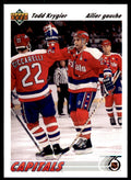 1991-92 Upper Deck French Todd Krygier . Washington Capitals #582