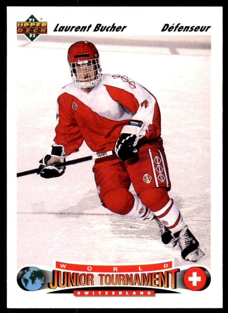 1991-92 Upper Deck French Laurent Bucher Rookie . Switzerland #668