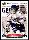 1991-92 Upper Deck French Marko Tuomainen Rookie . Finland #675